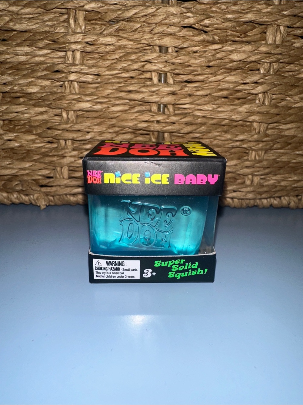 NWT Nee Doh Blue “Nice Ice Baby” Squishy